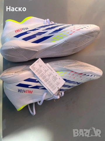 Нови голям размер футболни обувки Adidas Predator Edge3 In размер 47,1/3, снимка 7 - Футбол - 55075001