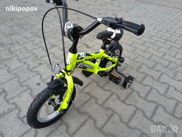 BG Детски велосипед 12" SAMURAJ жълт, снимка 6 - Велосипеди - 54334103