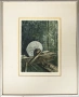 Стара картина офорт, графика, подписана. , снимка 1
