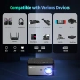 Чисто нов Full HD Смарт Проектор VGKE T28 с Android и Wi-Fi за домашно кино  , снимка 6
