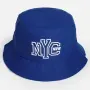 Детска памучна шапка тип bucket синя за момче лято_1261151, снимка 2
