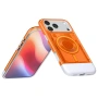 Оригинален кейс Spigen Classic C1 MagSafe, За iPhone 17 Pro Max (6.9), Оранжев и Протектор, снимка 9