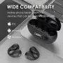 XClear BH12 Безжични Bluetooth 5.3 Спортни Слушалки с Щипка, Черни, снимка 2