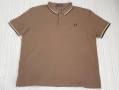 Fred Perry Pique Cotton Mens Size 2XL ОРИГИНАЛ! Мъжка Тениска!, снимка 1
