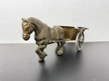 Месингова фигура - кон с каруца. №8054, снимка 6