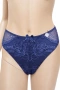 Hunkemöller дамски бикини 2XL в тъмносин цвят с дантела, снимка 1