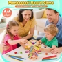 Нова Детска дървена логическа игра Montessori Монтесори фина моторика 3-6 години дете, снимка 3