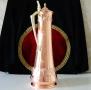 Медна кана с капак WMF бягащ щраус Art Nouveau,Jugendstil , снимка 9