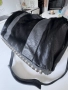 Черна чанта от естествена кожа и кожа с косъм на „Alexander Wang/Александър Ванг”, снимка 7