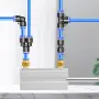 Комплект 10m PU въздушна тръба, 6mm, 14 аксесоара за свързване, многоцветен, снимка 2