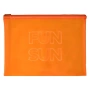 Прозрачен летен несесер FUN SUN неоново оранжев 29x21cm_1250038, снимка 1
