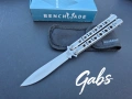 Сгъваем нож тип пеперуда Benchmade Balisong DBM-62,Weehawk, снимка 1