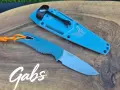 Фиксиран нож Benchmade Water Intersect 18050,Magna Cut,Depth Blue Santoprene, снимка 4