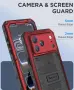 Кейс Beeasy за Iphone 17 Pro, IP68 водоустойчив, удароустойчив алуминиев брониран калъф с протектор, снимка 6