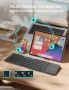 Nillkin сгъваема Bluetooth клавиатура с тъчпад Числов модул, презареждаема, снимка 10