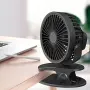 Нов Мини настолен вентилатор с щипка, USB захранване, 360° въртене, 3 скорости, снимка 7