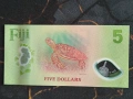 Банкнота - Фиджи - 5 долара UNC | 2025г., снимка 2
