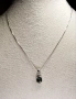 Ръчно колие с естествен австралийски двуцветен Сапфир 1.22ct VVS с верижка и Сертификат, снимка 3