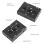 HiFi стерео аудио превключвател 2x1/1x2 – RCA & 3.5 мм жак суичър с Mute бутон за PC и аудио 10472, снимка 9
