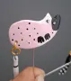 Глинени брошки котки , снимка 8