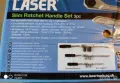 Laser Tools 1/4", 3/8" и 1/2" , 3 броя тънки качествени тресчотки, снимка 3
