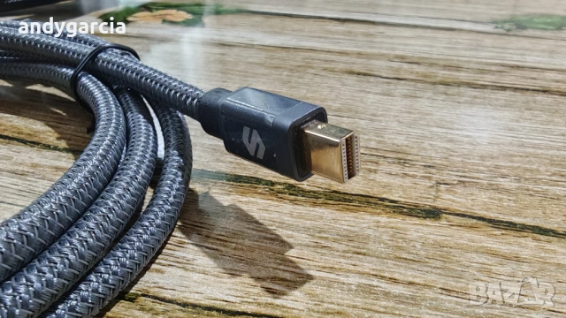  Silkland 8K Mini DisplayPort to DisplayPort 1.4 Cable 8K@60Hz 4K@144Hz 2K@240Hz HDR DSC 1.2 G-Sync , снимка 5 - Кабели и адаптери - 54538427