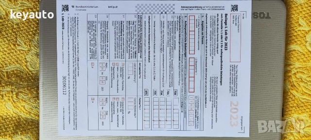 Документи L1 Erklarung L1k L1i, снимка 6 - Копирни услуги - 54344660