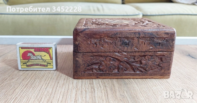 Дърворезба масив кутия за ценители , снимка 7 - Декорация за дома - 55132344