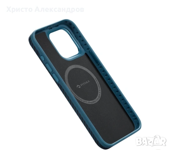Кейс Pitaka MagEZ Case Pro 4 за iPhone 15 Pro (6.1"), Aramid Fiber 1500D, снимка 4 - Калъфи, кейсове - 54543590