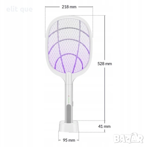Електрическа палка 3 в 1 с UV лампа, USB зареждане, автоматична стойка , снимка 3 - Друга електроника - 55278327