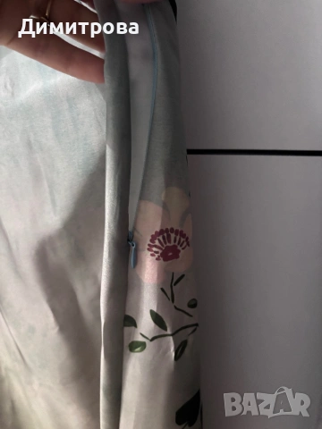 Zara Нова сатенена рокля XS, снимка 7 - Рокли - 54827136