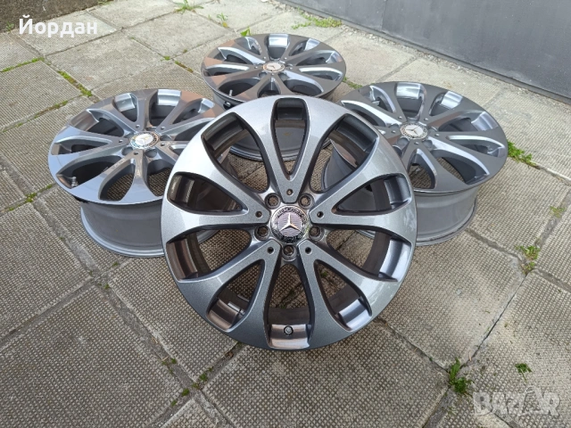 ОРИГИНАЛНИ джанти 18 ' цола 5x112 MERCEDES BENZ / Мерцедес 8J ET38 + датчици