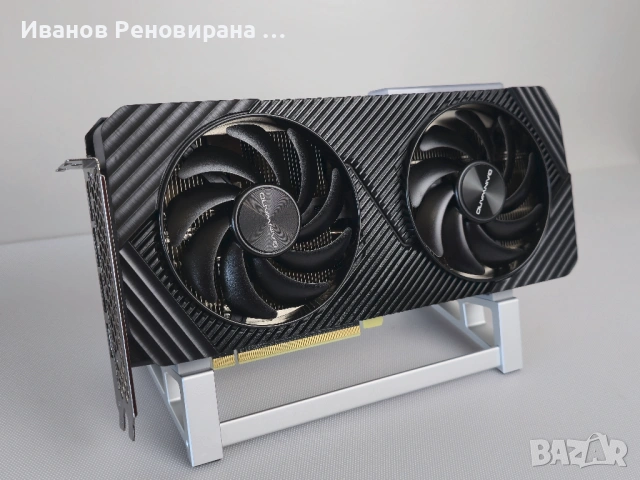 Видео карта Gainward Ghost RTX 4070 Super, 12GB GDDR6X Nvidia GeForce, снимка 2 - Видеокарти - 54560495