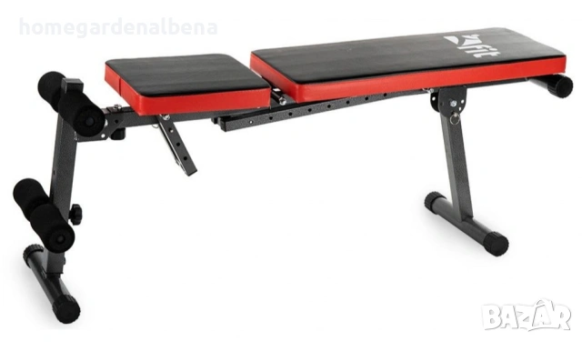 Сгъваема Фитнес Лежанка KFIT Simple Flex – Регулируема, Гаранция 12м., снимка 6 - Фитнес уреди - 54181383