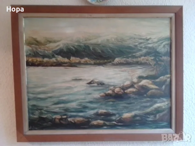 морски пейзаж,,при скалите''