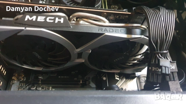 Видеокарта MSI RADEON RX 6700 XT MECH 12GB GDDR6, снимка 3 - Видеокарти - 54976214