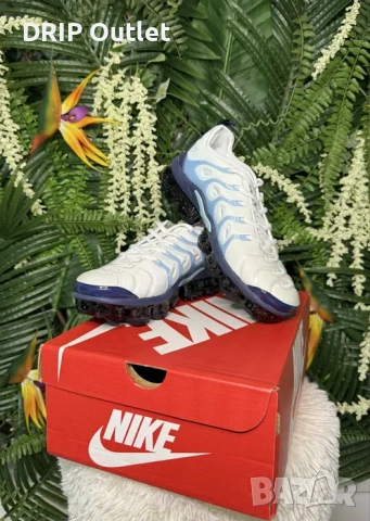 !НОВИ! Nike Air Vapormax Plus 'VM' | Blizzard | + КУТИЯ, снимка 3 - Маратонки - 54168019