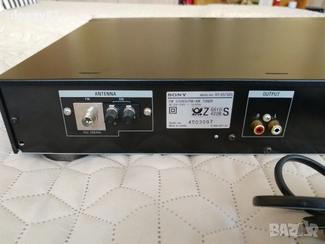 Тунер Sony ST-S570ES, снимка 6 - Ресийвъри, усилватели, смесителни пултове - 52926976