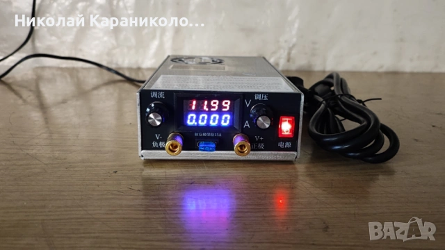 Продавам регулируемо,лабораторно захранване-0-50V,350W, снимка 4 - Друга електроника - 54573983