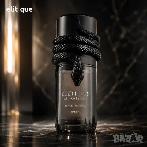 Lattafa Musamam Black Intense 100 мл – Луксозен парфюм за него и нея с дървесен аромат, уд, какао и , снимка 4 - Мъжки парфюми - 55339114