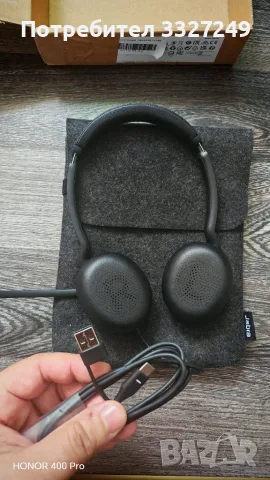 Стерео Слушалки с микрофон Jabra Evolve2 30 SE Stereo, MS, USB-C/A, Черни, снимка 6 - Слушалки за компютър - 55554759