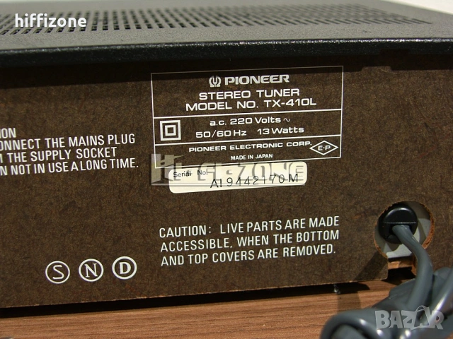 Тунер Pioneer tx-410l, снимка 8 - Ресийвъри, усилватели, смесителни пултове - 54942343