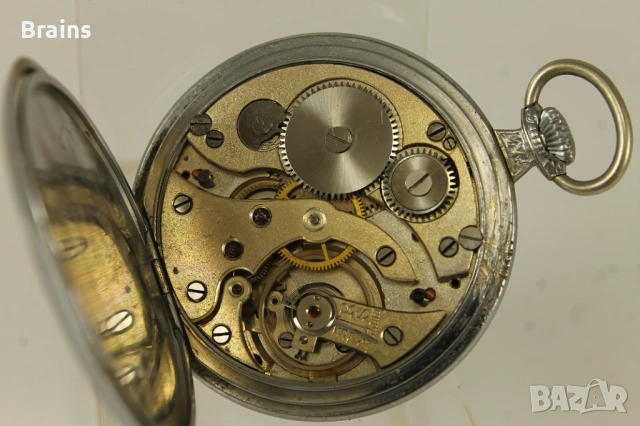 Стар Швейцарски Джобен Часовник Chronometre, снимка 9 - Джобни - 54778080