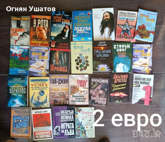 Книги по 2 евро , снимка 2 - Художествена литература - 53988785