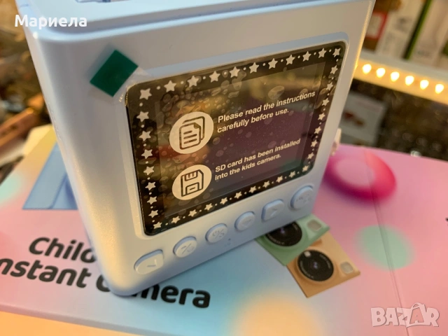 Детски фотоапарат с моментален печат 2.4'' , 32G карта, снимка 9 - Други - 54502677