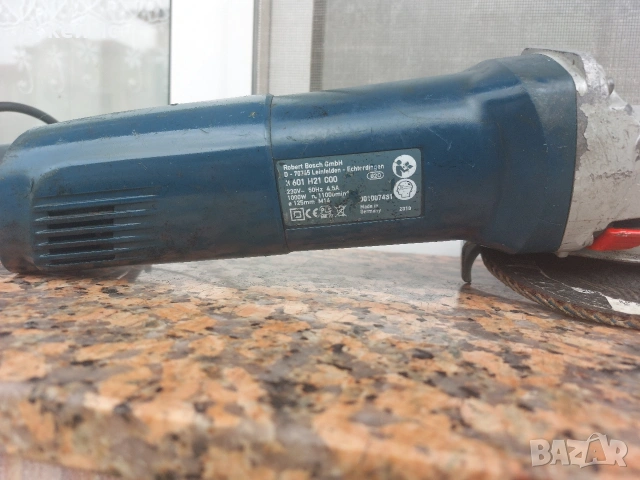Ъглошлайф BOSCH GWS 10-125 /1000 W , снимка 7 - Винтоверти - 54055441