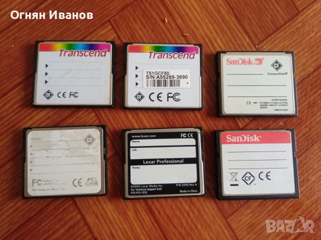 Compact flash card cf card, снимка 2 - USB Flash памети - 53874137