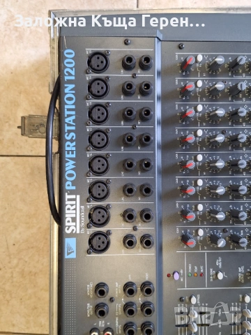Миш-пулт Spirit Powerstation 1200, снимка 3 - Ресийвъри, усилватели, смесителни пултове - 54388302