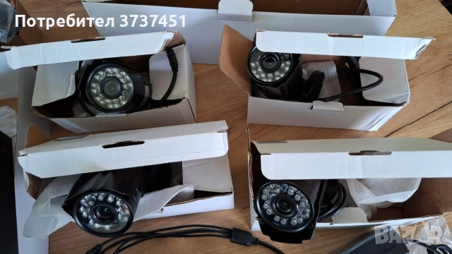 DVR за видеонаблюдение + 4 камери