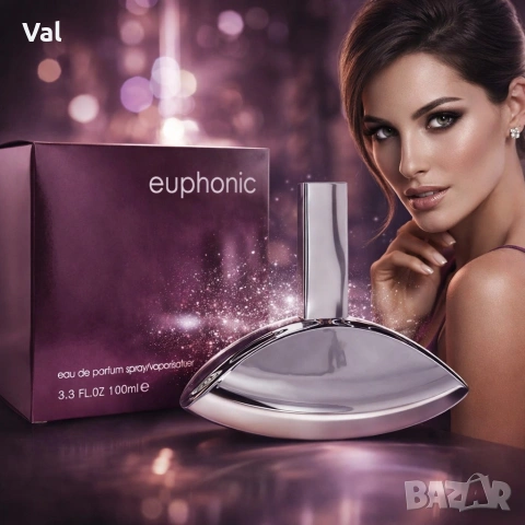 Дамски парфюм Euphonic, 100мл - Екзотична черна орхидея и махагон, снимка 4 - Дамски парфюми - 53968483